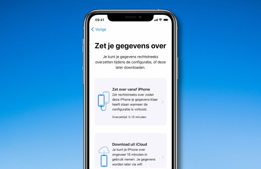 Van oud naar nieuw: zo zet je je gegevens over naar je iPhone
